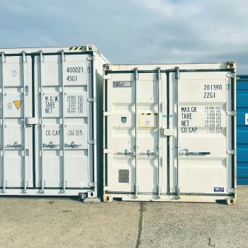 Weiße Seecontainer zum Kauf