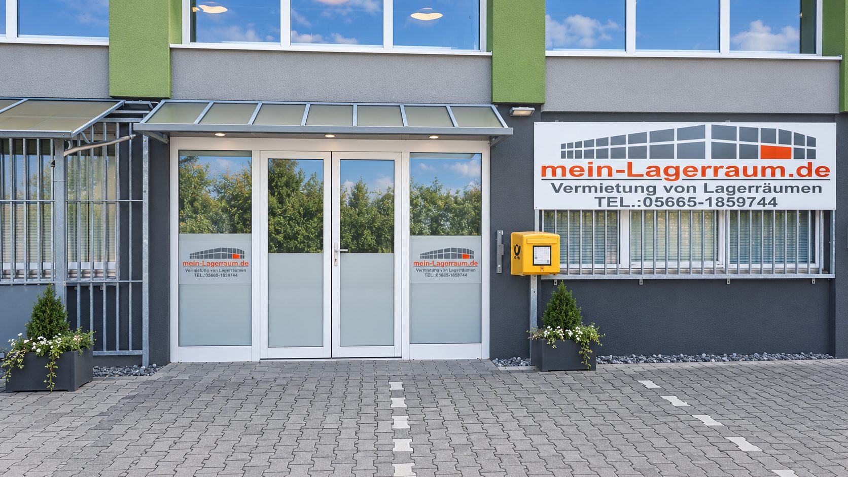 Lagerraum Melsungen Eingang